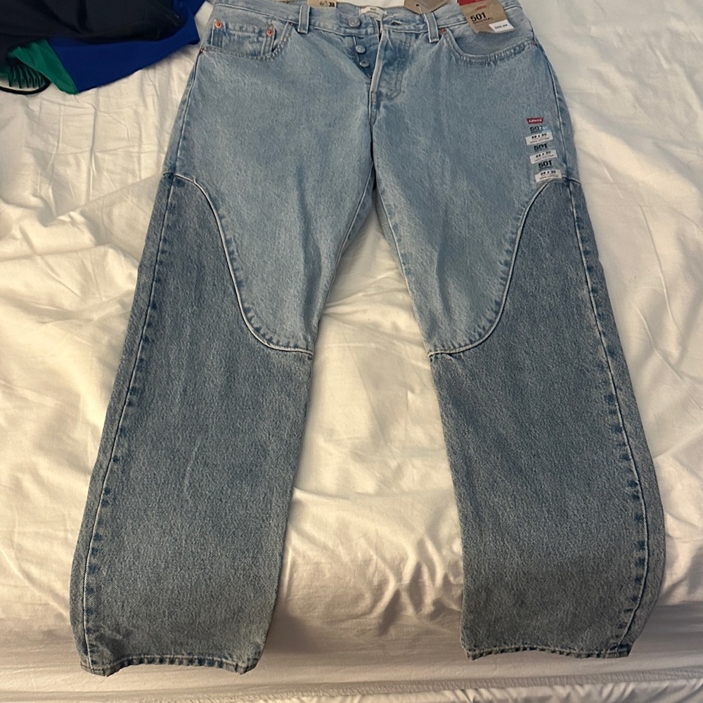Levi's Light Blue Relaxed Carpenter Jeans